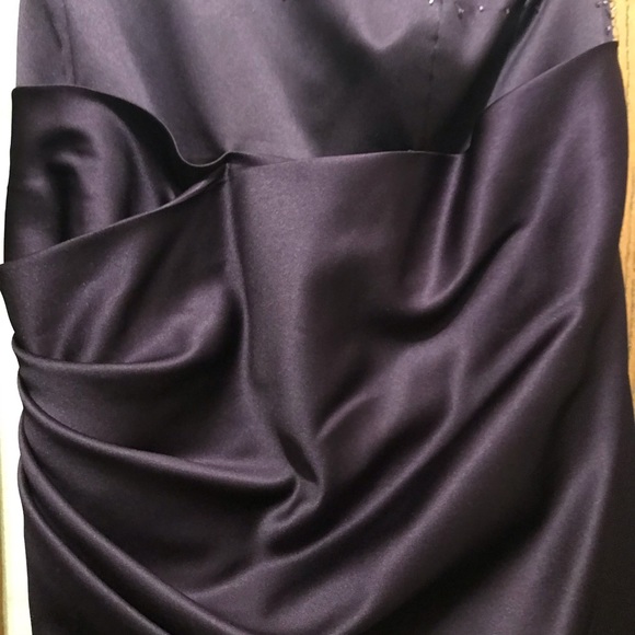 Dress, evening or wedding, dark purple, sleeveless - Picture 5 of 6